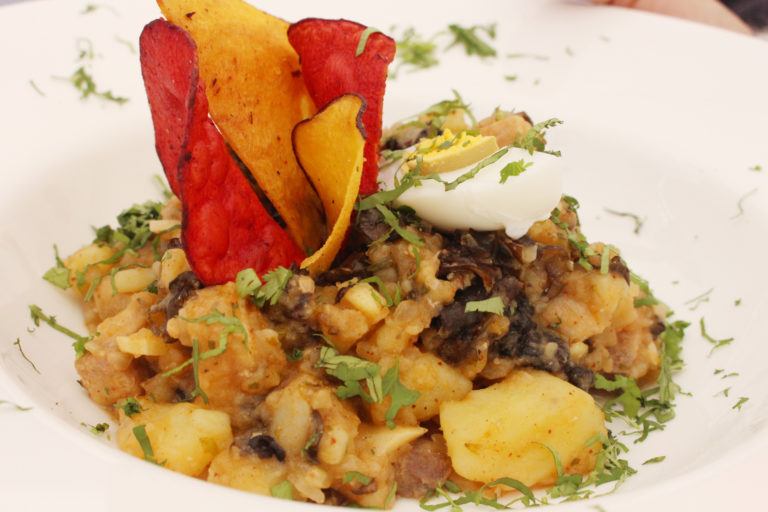 Picante de Albacora con llaitas (Chef Claudia Valdivia de Arica)